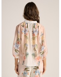 Fate + Becker - Solara Split Neck Blouse