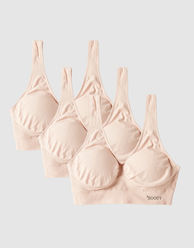 Boody - 3-Pack Padded Shaper Crop Bra