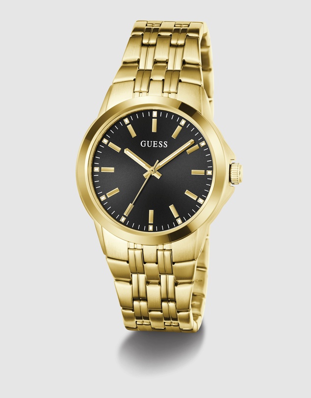 GUESS - GUESS Mens Gold-Tone Analogue Watch