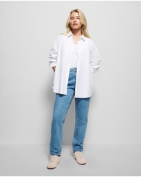 Commonry - The High Rise Crop Girlfriend Jean