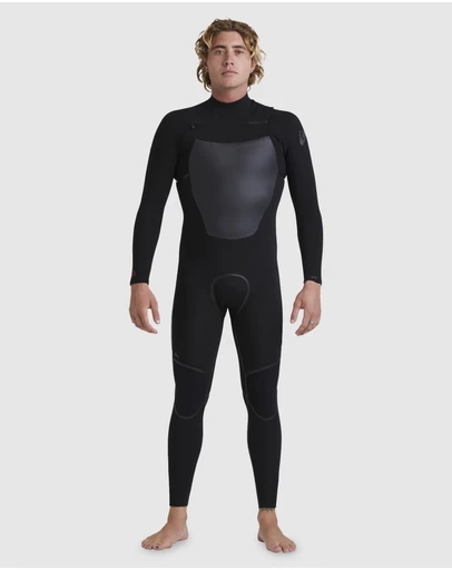 Quiksilver - Mens 3/2mm Marathon Sessions 2022 Chest Zip Wetsuit