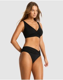 Sea Level Australia - Essentials Edit Cross Front Tie Back Bra Top