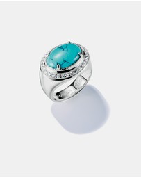 THOMAS SABO - THOMAS SABO Oval Turquoise Ring