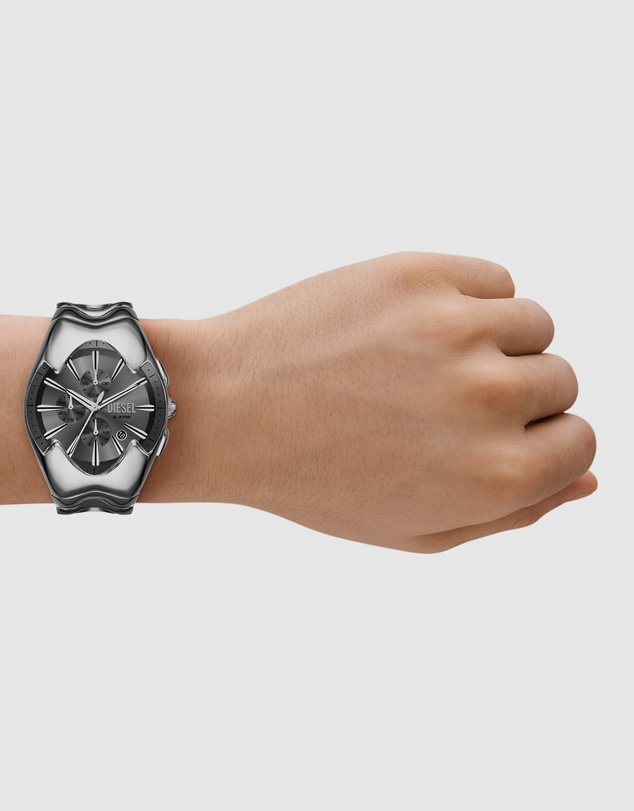 Diesel - Mercurial Silver Tone Chronograph Watch