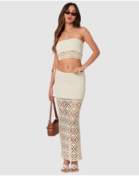 EDIKTED - Ida Crochet Tube Top