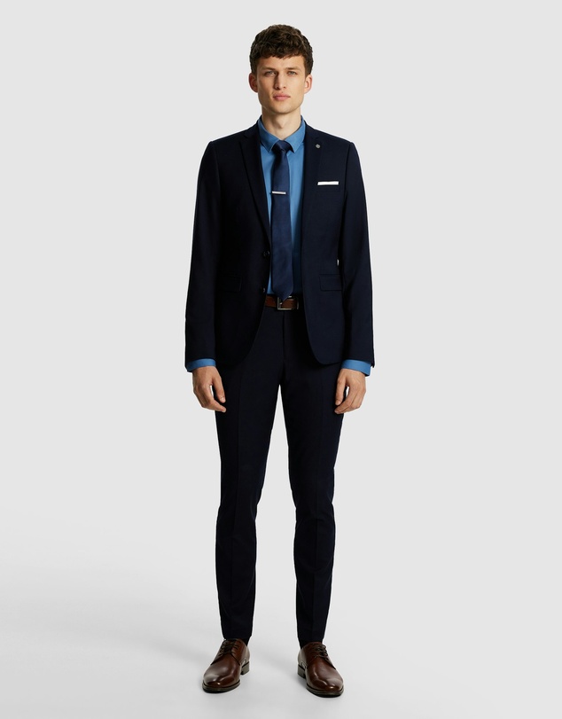 yd. - Marina Stretch Skinny Suit Jacket