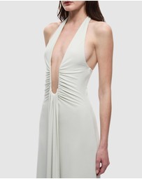 MISHA - Jennifer Cupro Maxi Dress