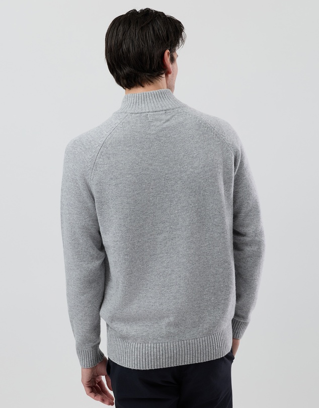 Wayver - Half Zip Wool Blend Knit