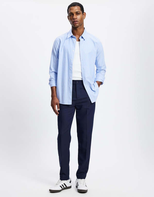 Staple Superior - Tailored Straight Fit Trousers