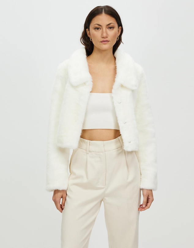 Unreal Fur - Tirage Cropped Jacket