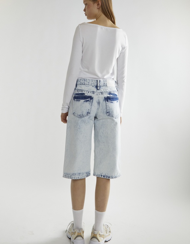 Glamorous - Long Length denim shorts