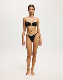 Cotton On Body - Strapless Gathered Bandeau Bikini Top
