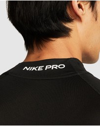 Nike - Pro Nike Dri-FIT Fitness Mock-Neck LS Top