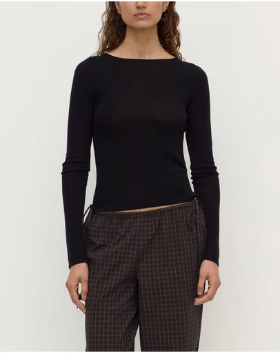 Assembly Label - Tatiana Wool Long Sleeve Top