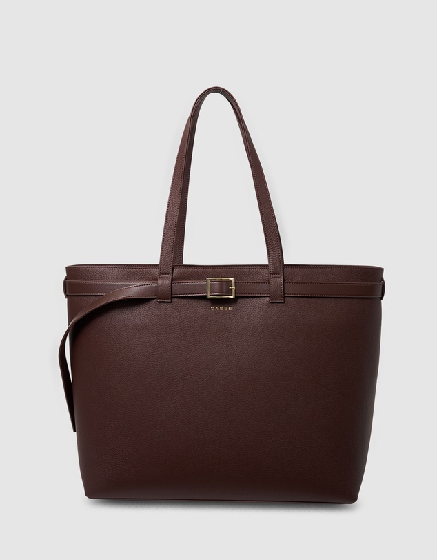 SABEN - Tia Shoulder Bag Espresso + Bronze
