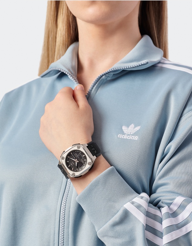 adidas Originals - City Tech One Black and Silver-Tone Watch