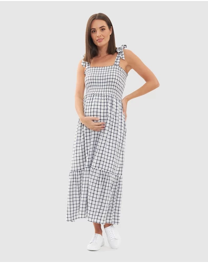 Ripe Maternity - Phoebe Smocked Dress