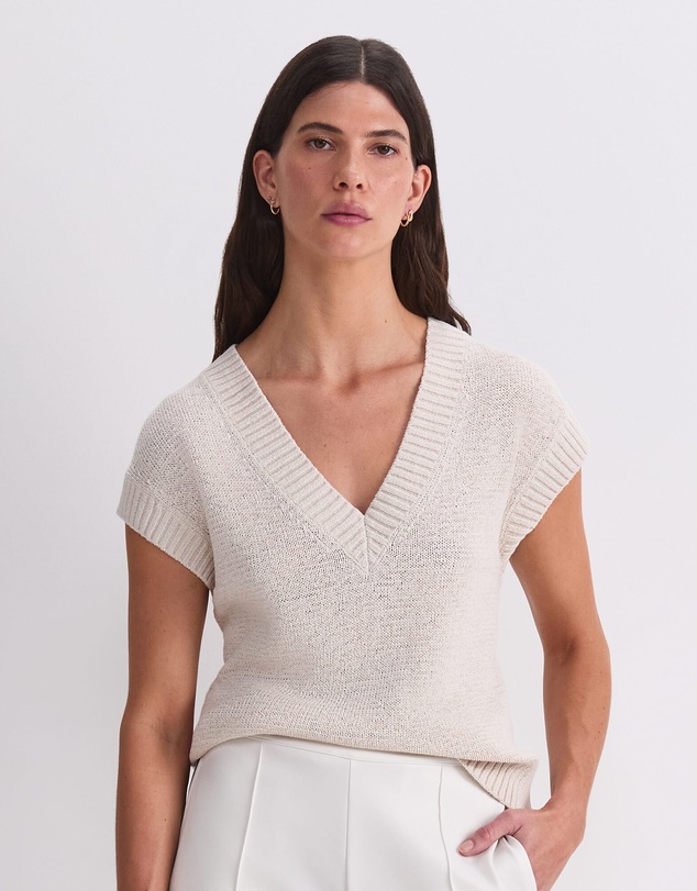 Sportscraft - Josie Tape Yarn V Neck Tank