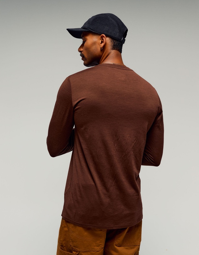 Kathmandu - 100% Merino Long Sleeve V-Top
