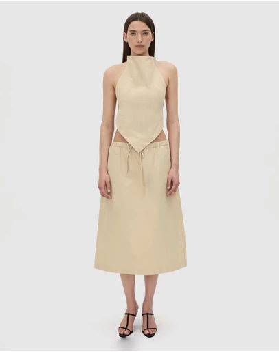 C&M CAMILLA AND MARC - Oren Stripe Midi Skirt