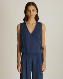 Atmos&Here - Freida Wrap Vest Top