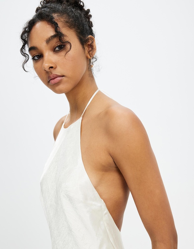 Third Form - Crush Bias Halter Dress