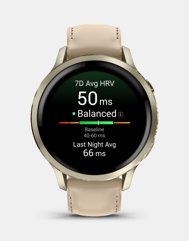 Garmin - Venu 4, 41mm, Leather Band