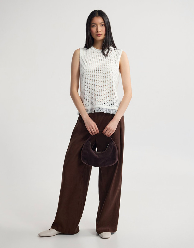 Oxford - Lily Knitted Fringe Tank