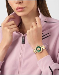 Plein Sport - OPIUM 34mm Gold Tone Analogue Watch