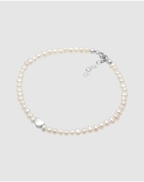 Elli Jewelry - Bracelet Heart Freshwater Pearls in 925 Sterling Silver