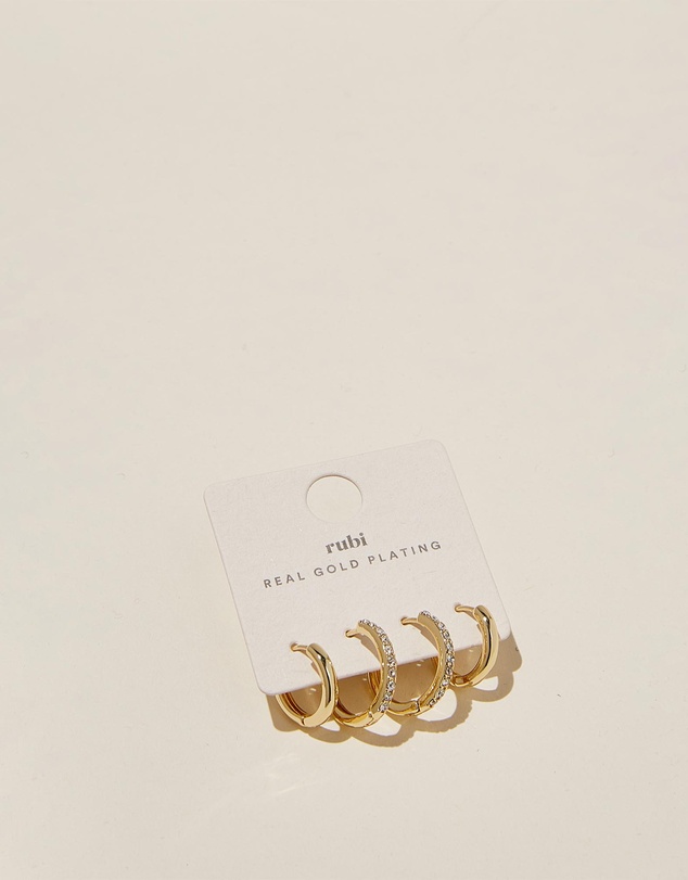 Rubi - 2Pk Mid Earring