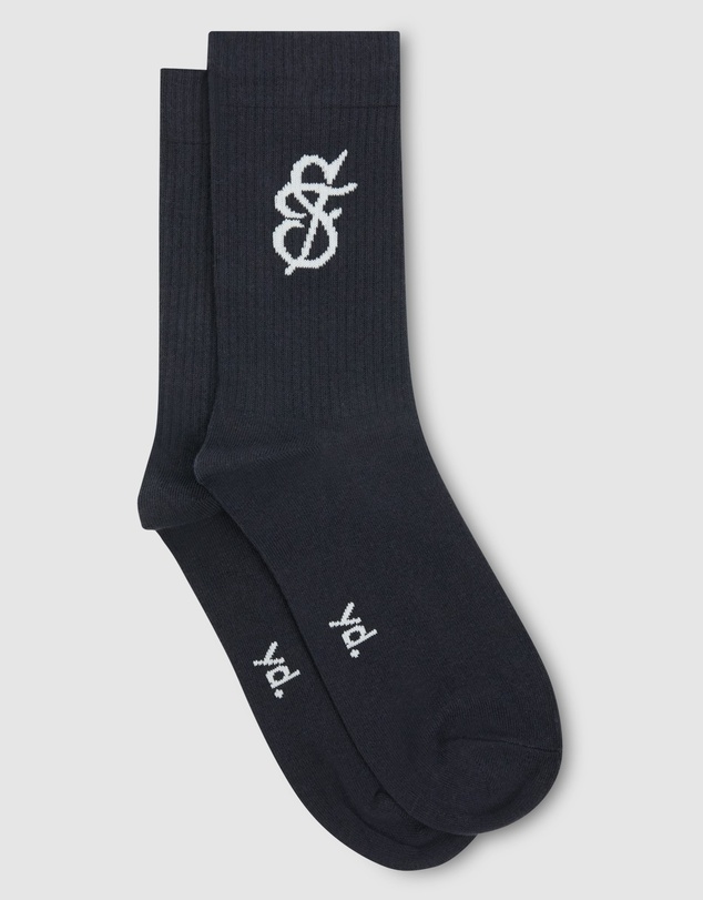 yd. - Logo Ribbed 2 Pack Socks