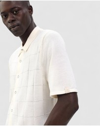rag & bone - Window Pane Short sleeve Dalton