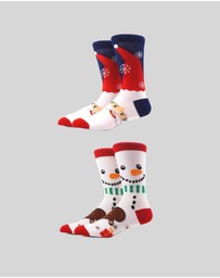 KAJA Clothing - Interesting Colorful Christmas Socks Novel and Comfortable Holiday Socks