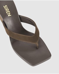 Siren - Melrose Thong Wedges