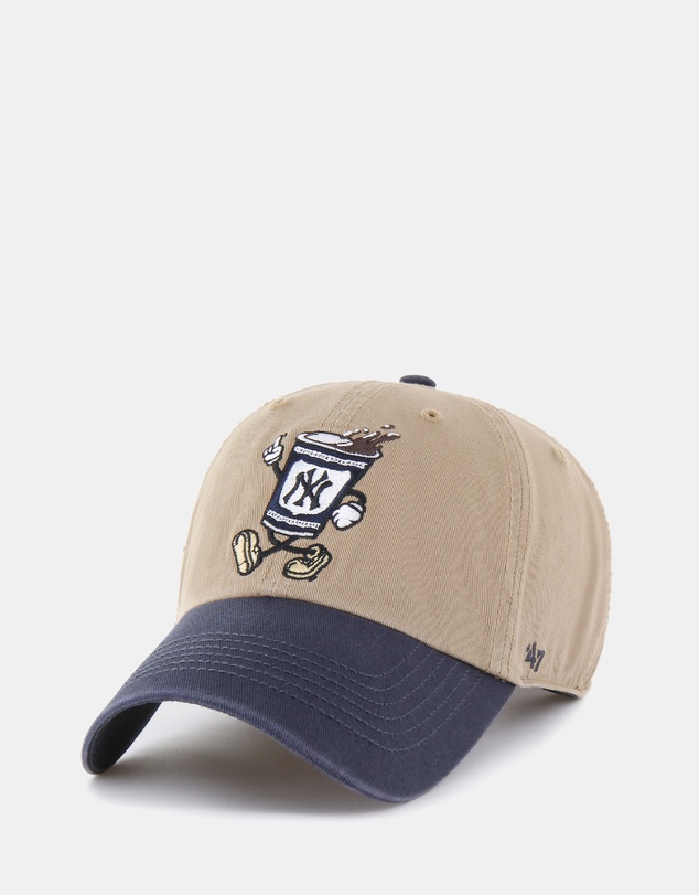 47 - New York Yankees Khaki Cartoon Icon 47 CLEAN UP