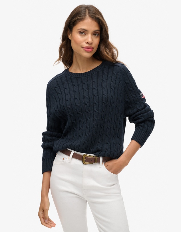 Superdry - Slouchy Cable Knit