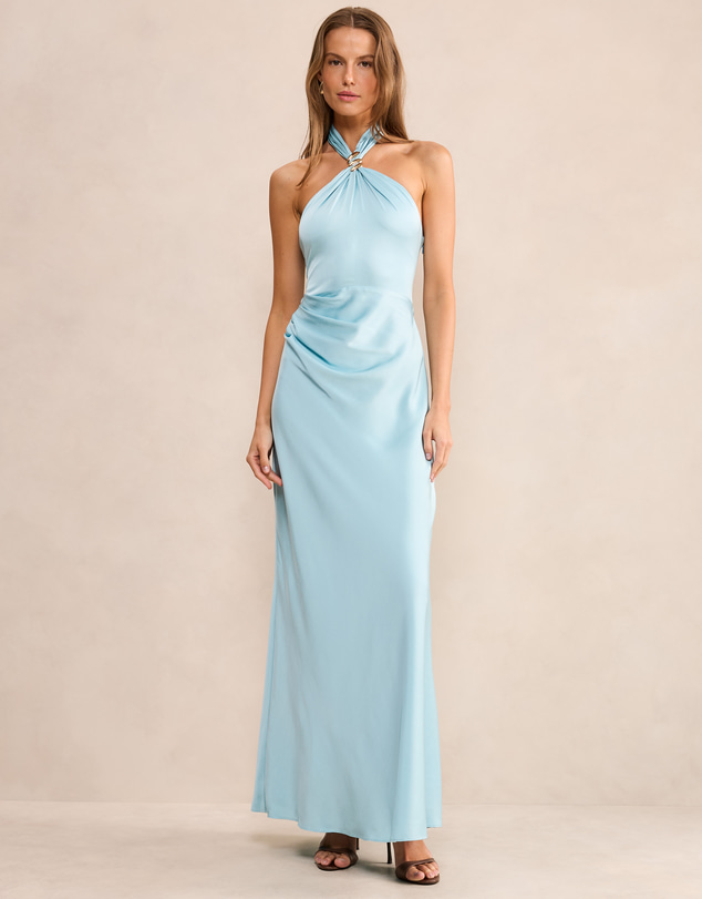 Forever New - Mariposa Halter Neck Maxi Dress