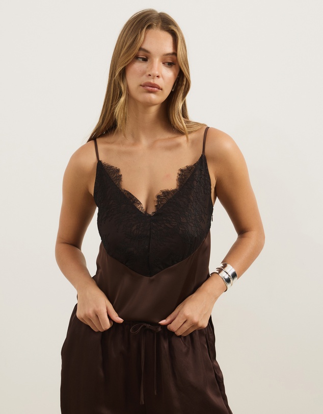 Atmos&Here - Mirelda Satin Lace Camisole
