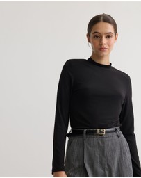 Oxford - Allison Long Sleeve Knit Top