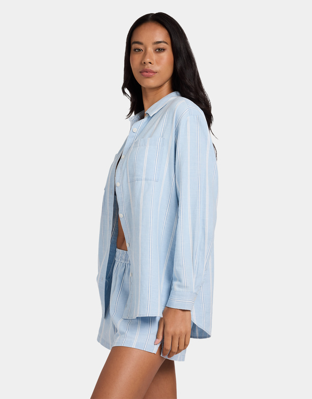 Billabong - Salt Air Stripe Long Sleeve Shirt
