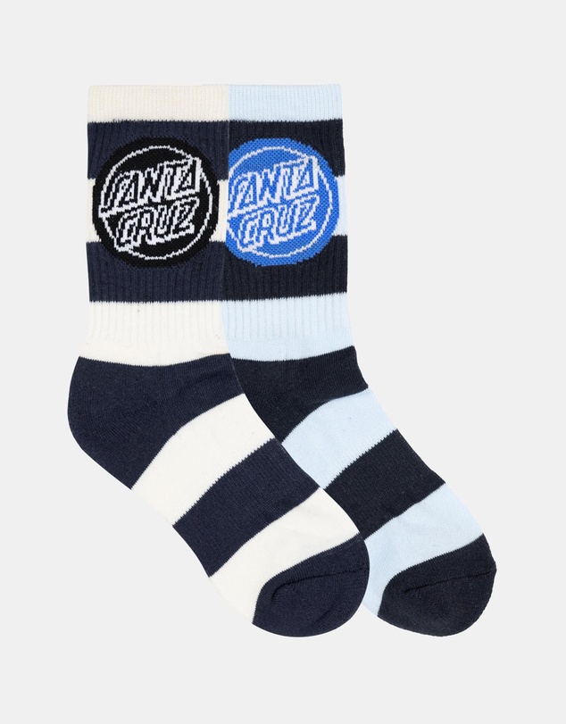 Santa Cruz - 2-Pack Reverse Dot Crew Socks - Kids-Teens