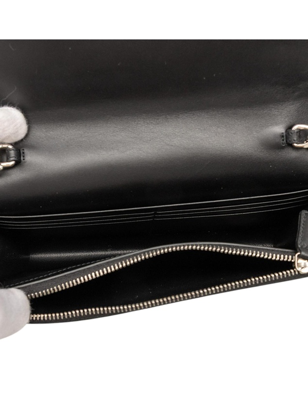 Pre-Loved by Azura Reborn - Pre-Loved Calfskin Cloud Star Applique Classic Monogram Kate Tassel Wallet on Chain