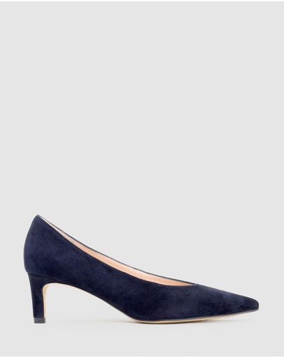 Navy Suede
