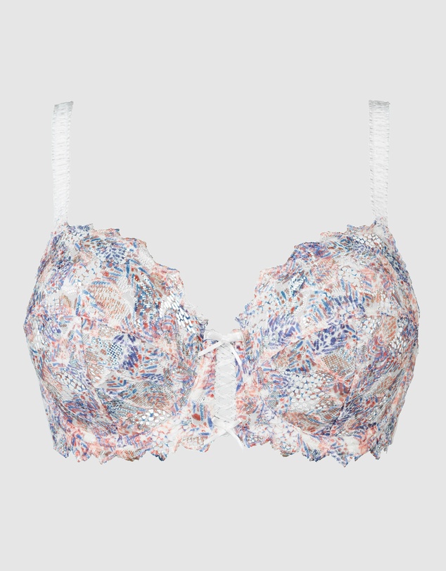 Sans Complexe - Arum Mosaïc Underwired Balconette Lace Bra