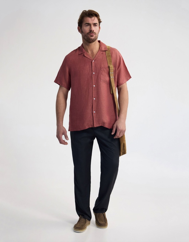 Oxford - Griffin Delave Linen Short Sleeve Shirt