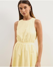 Atmos&Here - Isobel Cotton Poplin Midi Dress