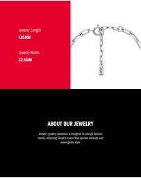Diesel - D Logo Silver Tone Bracelet