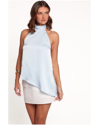 Petal & Pup - Merlin Halterneck Top - Blue