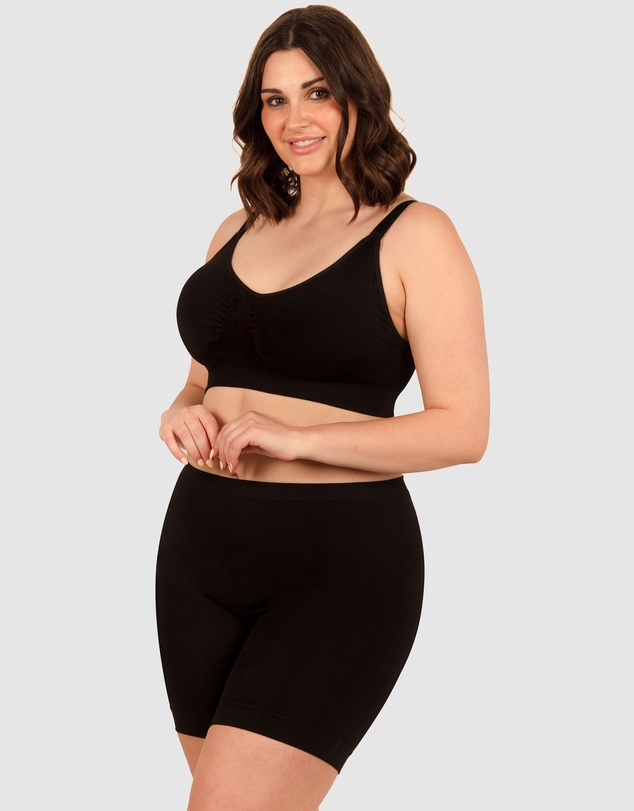 B Free Intimate Apparel - Anti Chafing High Waist Midi Cotton Shorts